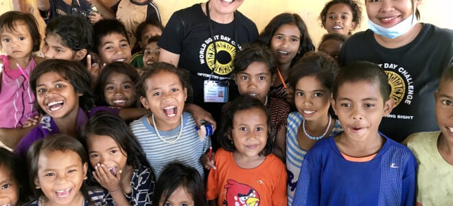 Rowena Beckenham Optometrist helping communities in Sumba